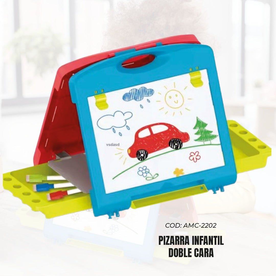 PIZARRA INFANTIL DOBLE CARA