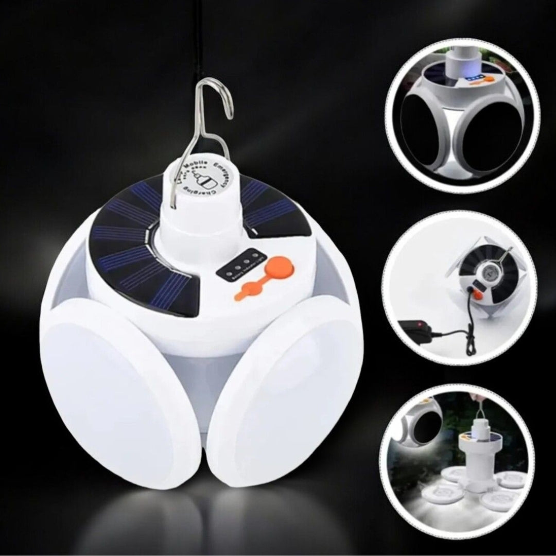 Luz solar led recargable