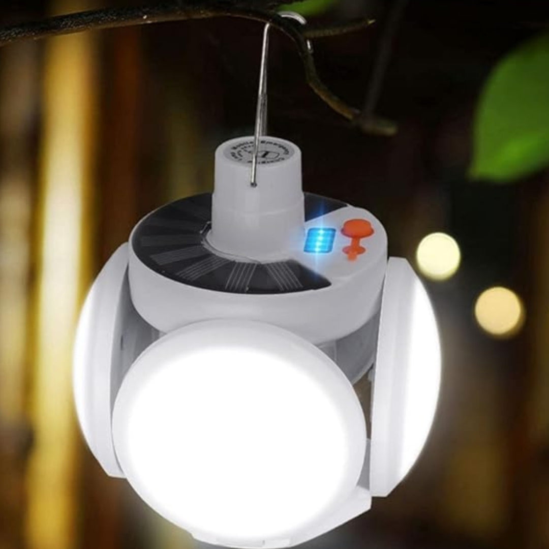 Luz solar led recargable