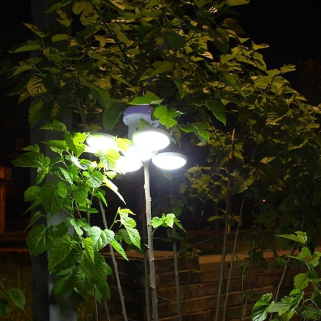 Luz solar led recargable