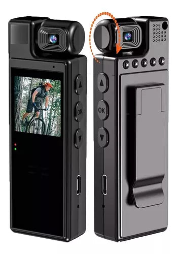 WIFI BODYCAM CAMARA PANTALLA GIRATORIA