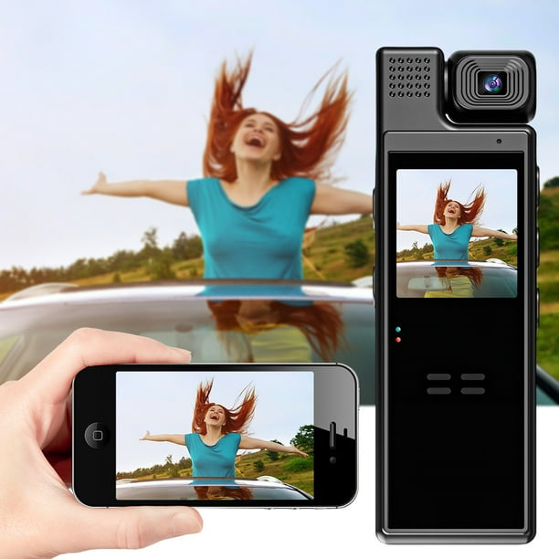 WIFI BODYCAM CAMARA PANTALLA GIRATORIA