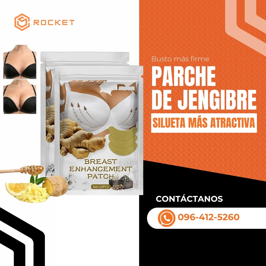 PARCHE DE JENGIBRE REALZA BUSTO X6