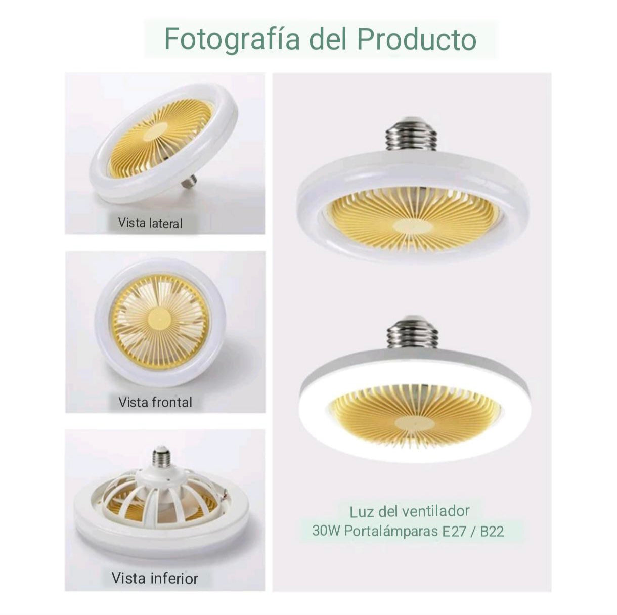 FOCO VENTILADOR SC 30W