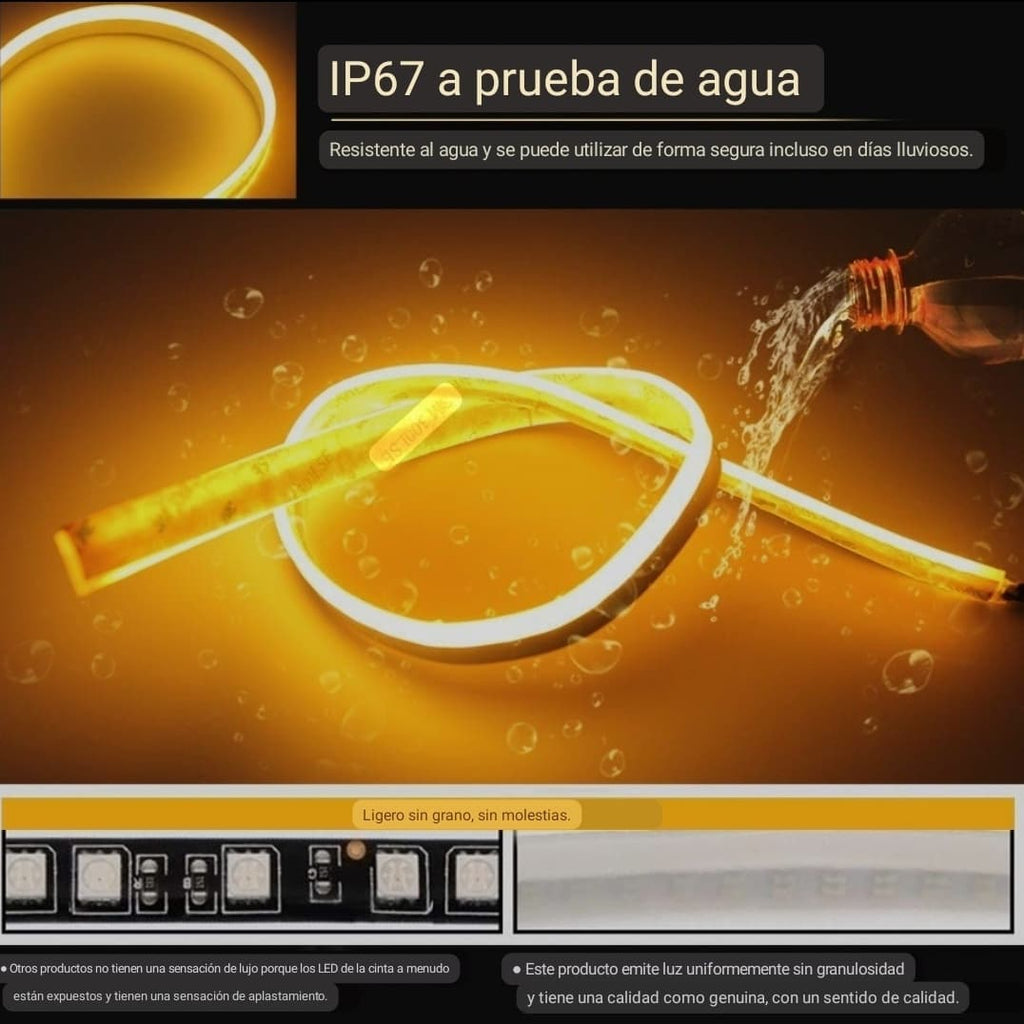 LUZ DIURNA DIRECCIONAL CINTA LED AUTO