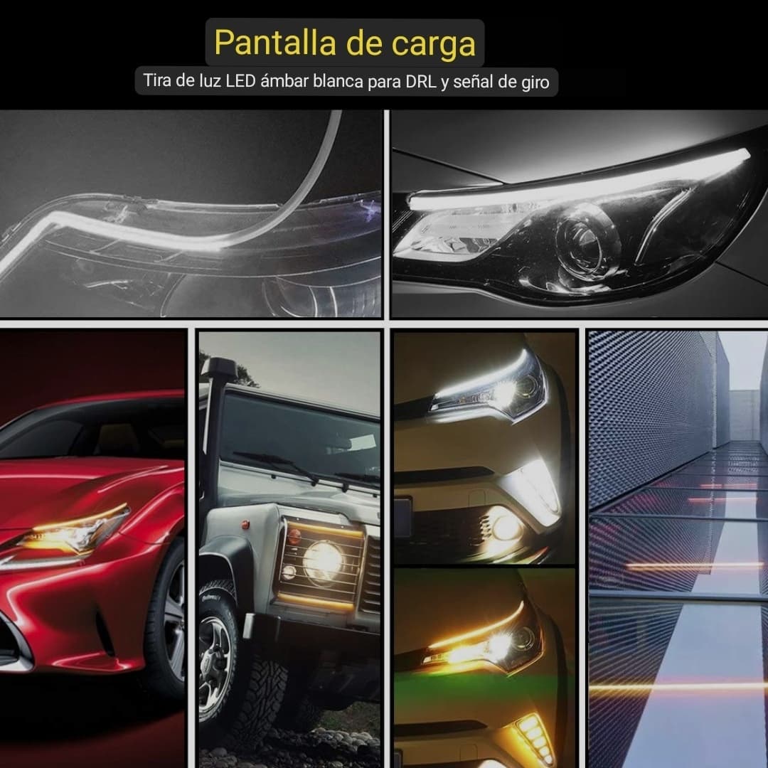 LUZ DIURNA DIRECCIONAL CINTA LED AUTO